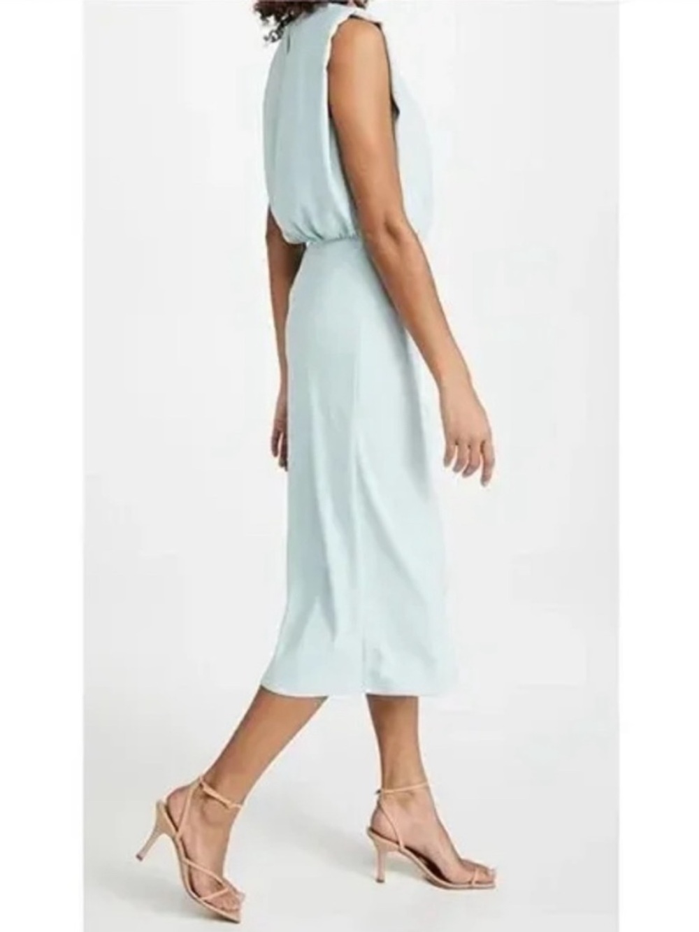Amanda Uprichard Dress XS Linen Green - Picture 3 of 9